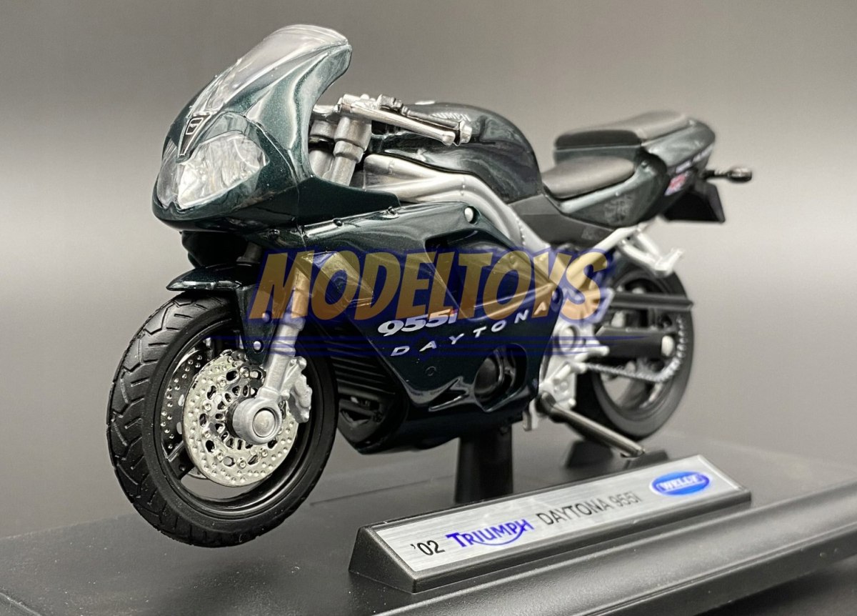 WELLY Miniature Moto 1/18° Triumph Daytona 955I